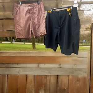 Athlete,Men,Two Shorts,Size 32/34 Brown Reversible $18 Each, Bermuda style.!